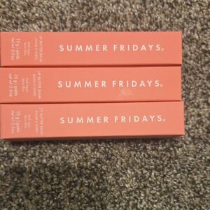 Summer Fridays Lip Balm Set X3